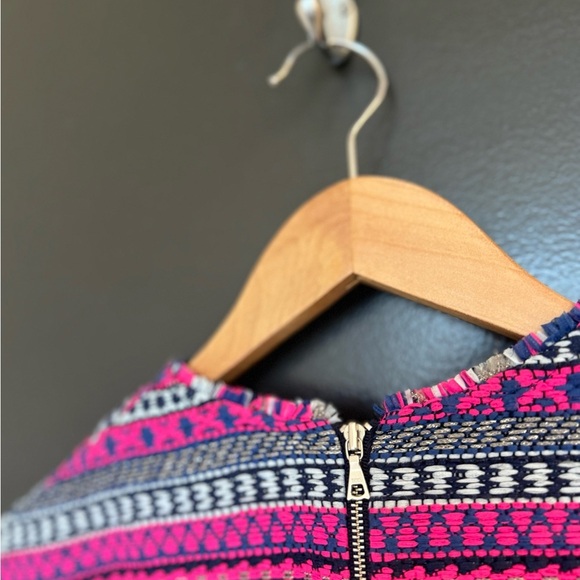 sass & bide size 6 (see measurements) GUC Pink and Navy Textured bright tweed - Picture 10 of 14